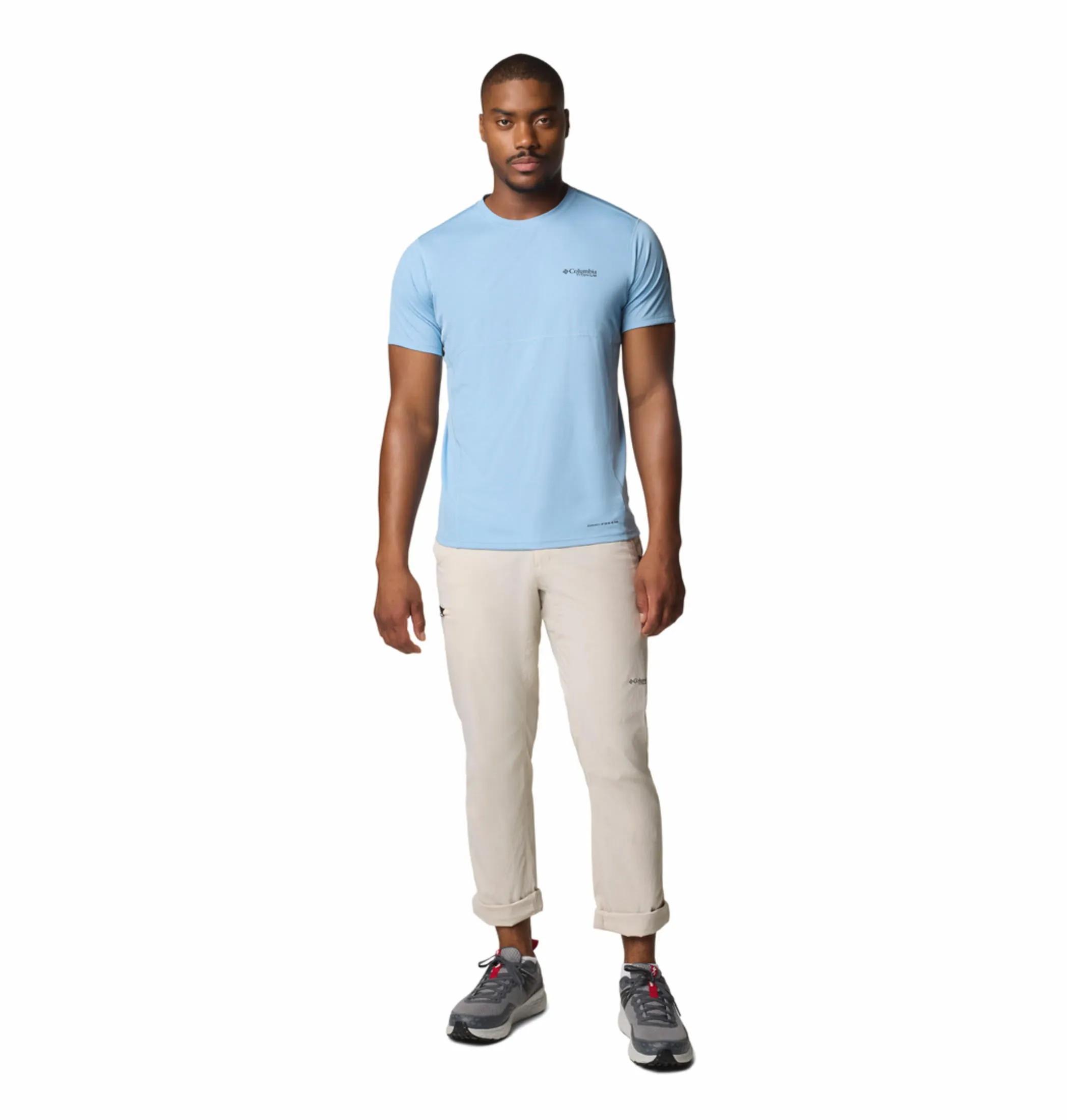 Columbia Mens Beige Omni-Shield Wanoga Lightweight Pant