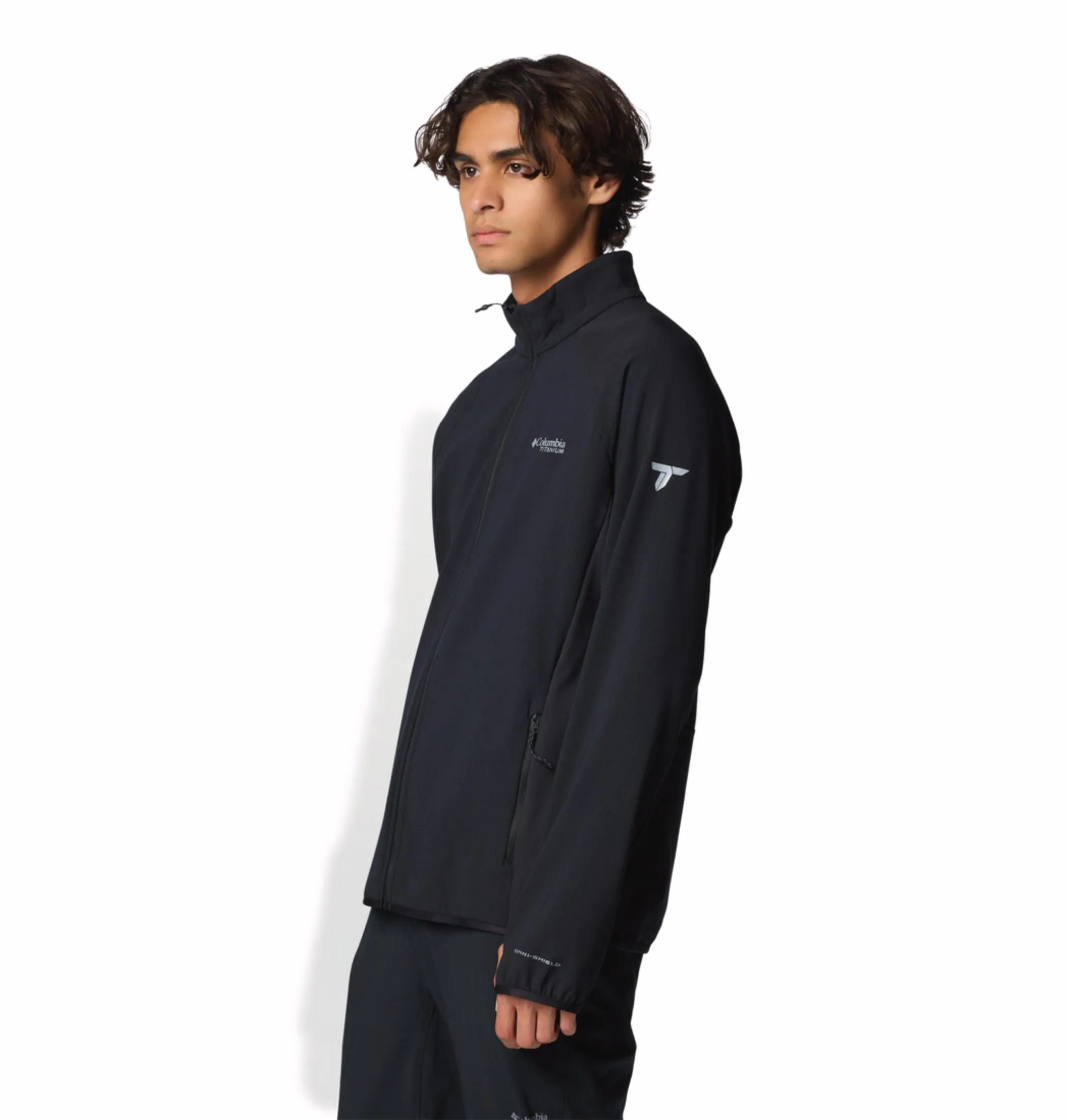 Columbia Mens Black Omni-Shield Spectre Ridge Tech II Full Zip Fleece Jacket