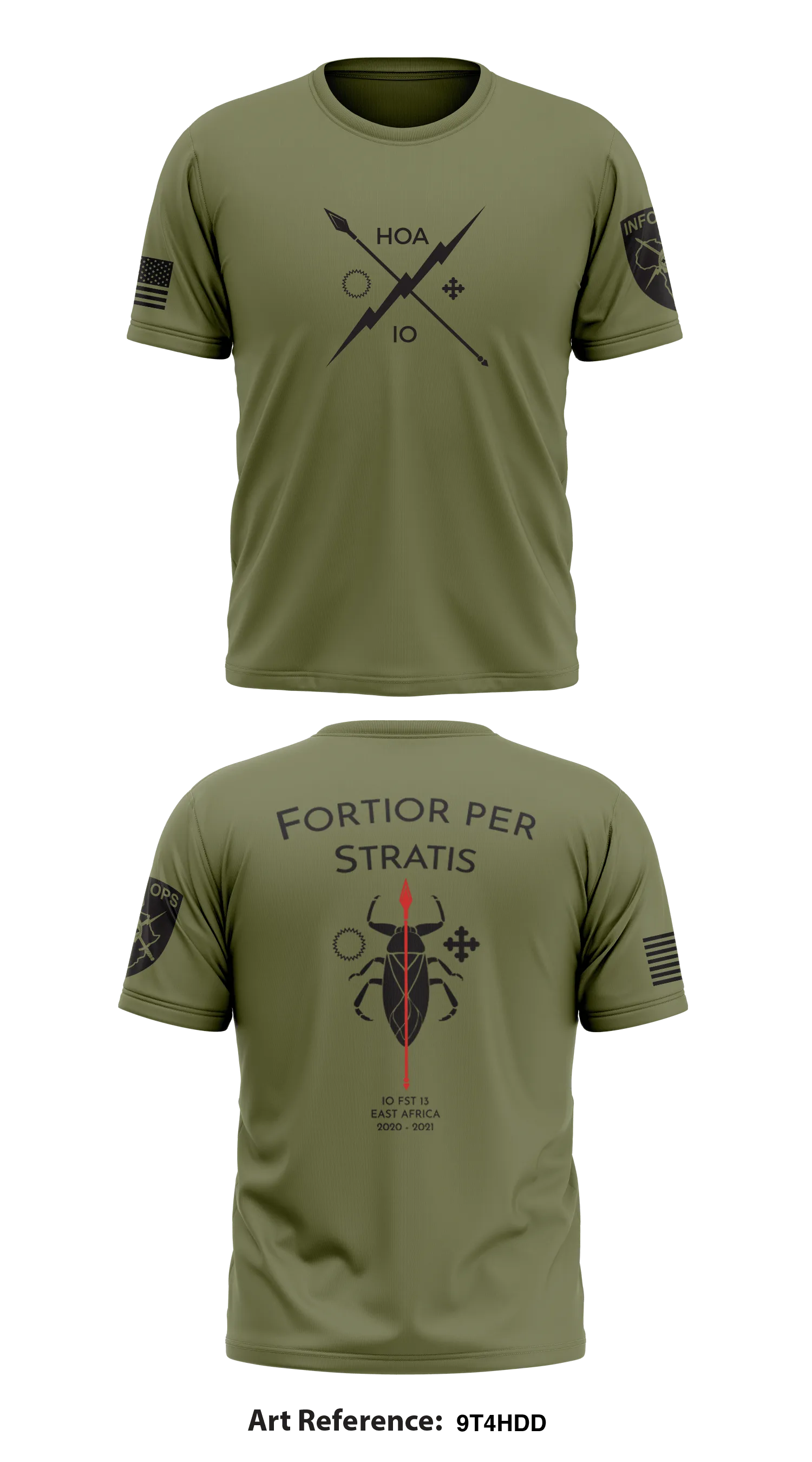 Combined Joint Task Force Horn of Africa Information Operations Cell Store 1 Core Men's SS Performance Tee - 9t4Hdd