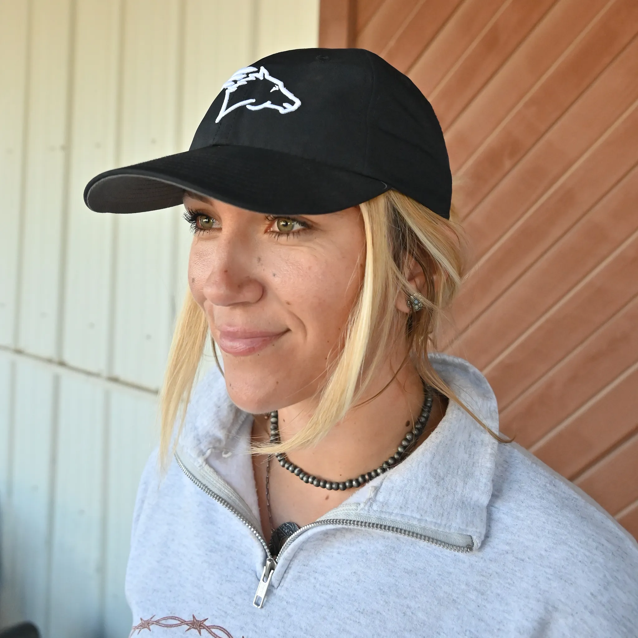 Coolhorse Active Cap Black with Coolhorse Logo