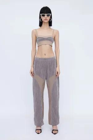 CORDUROY JOGGERS - TAUPE