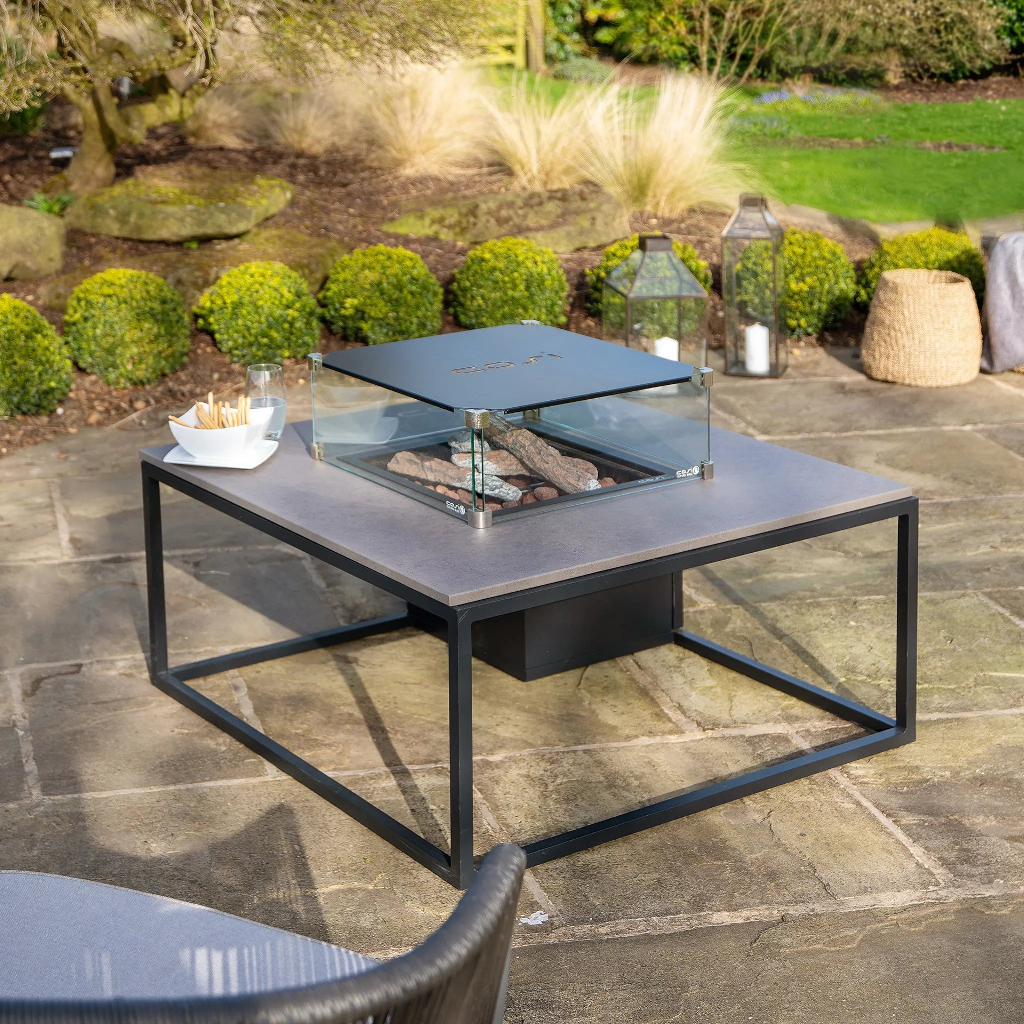 Cosi - Cosiloft 100 Black and Grey Fire Pit Table