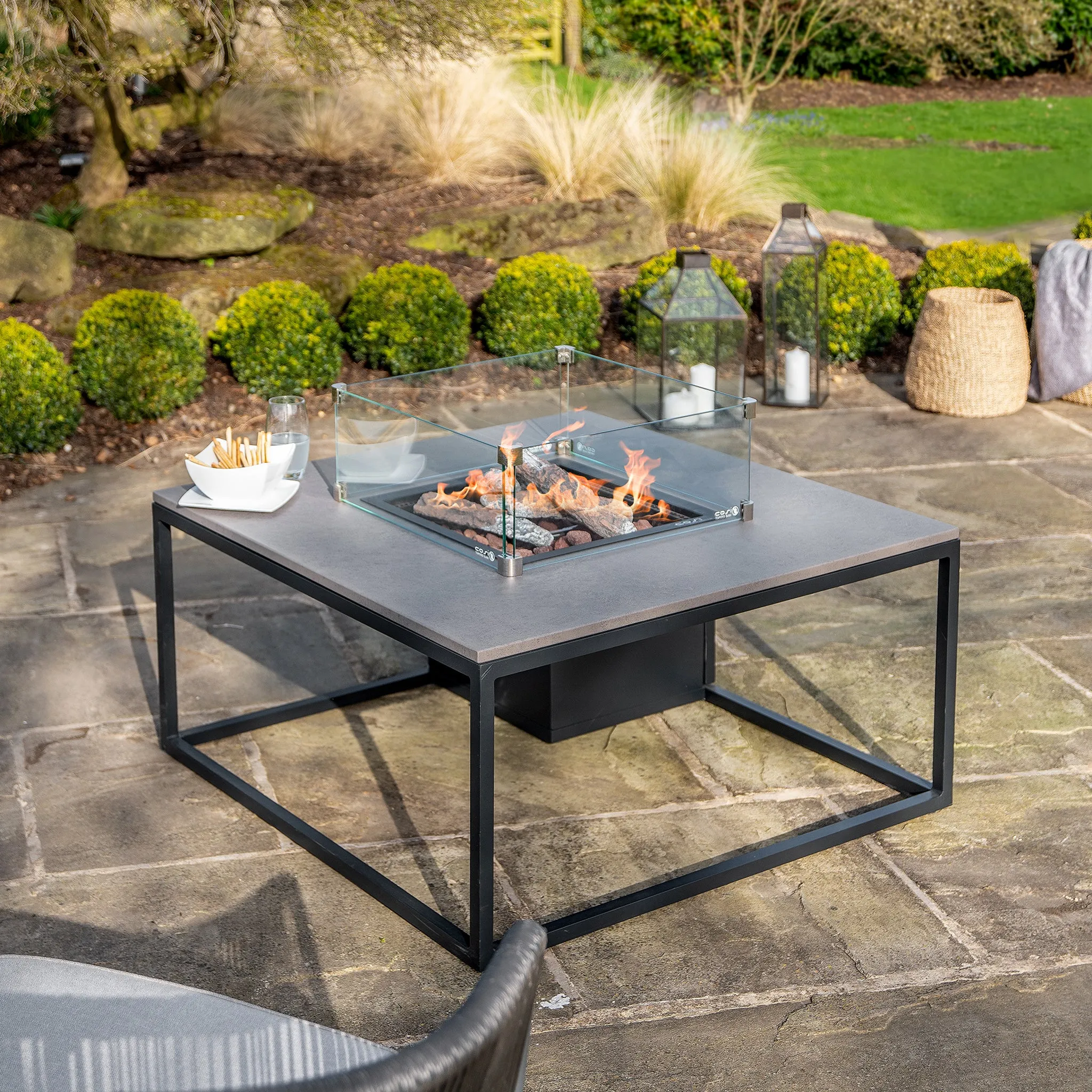 Cosi - Cosiloft 100 Black and Grey Fire Pit Table