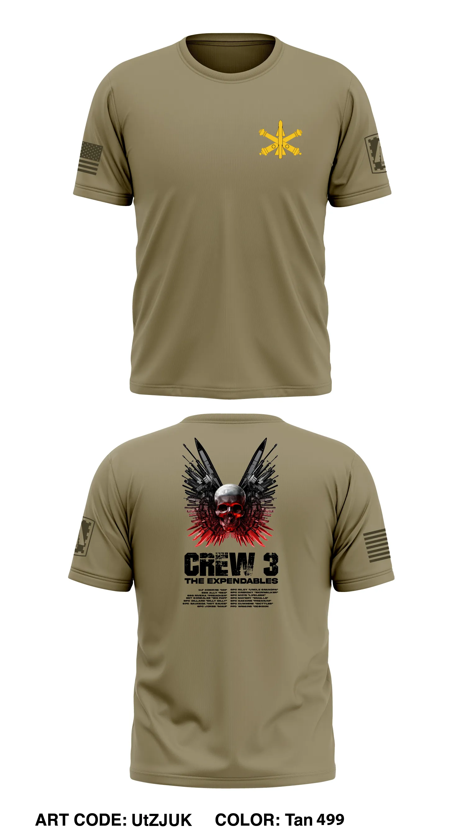 Crew 3, 1-7 ADA Store 1 Core Men's SS Performance Tee - UtZJUK