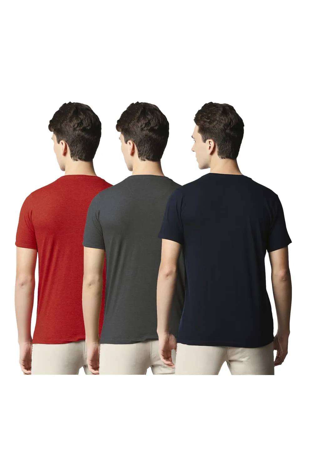 Crew Neck Muscle Fit Half Sleeves Tees