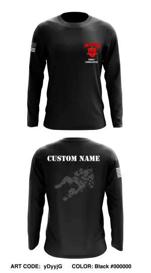 CUSTOM EBOLC, 554, 1st EN BDE Core Men's LS Performance Tee - yDyyjG