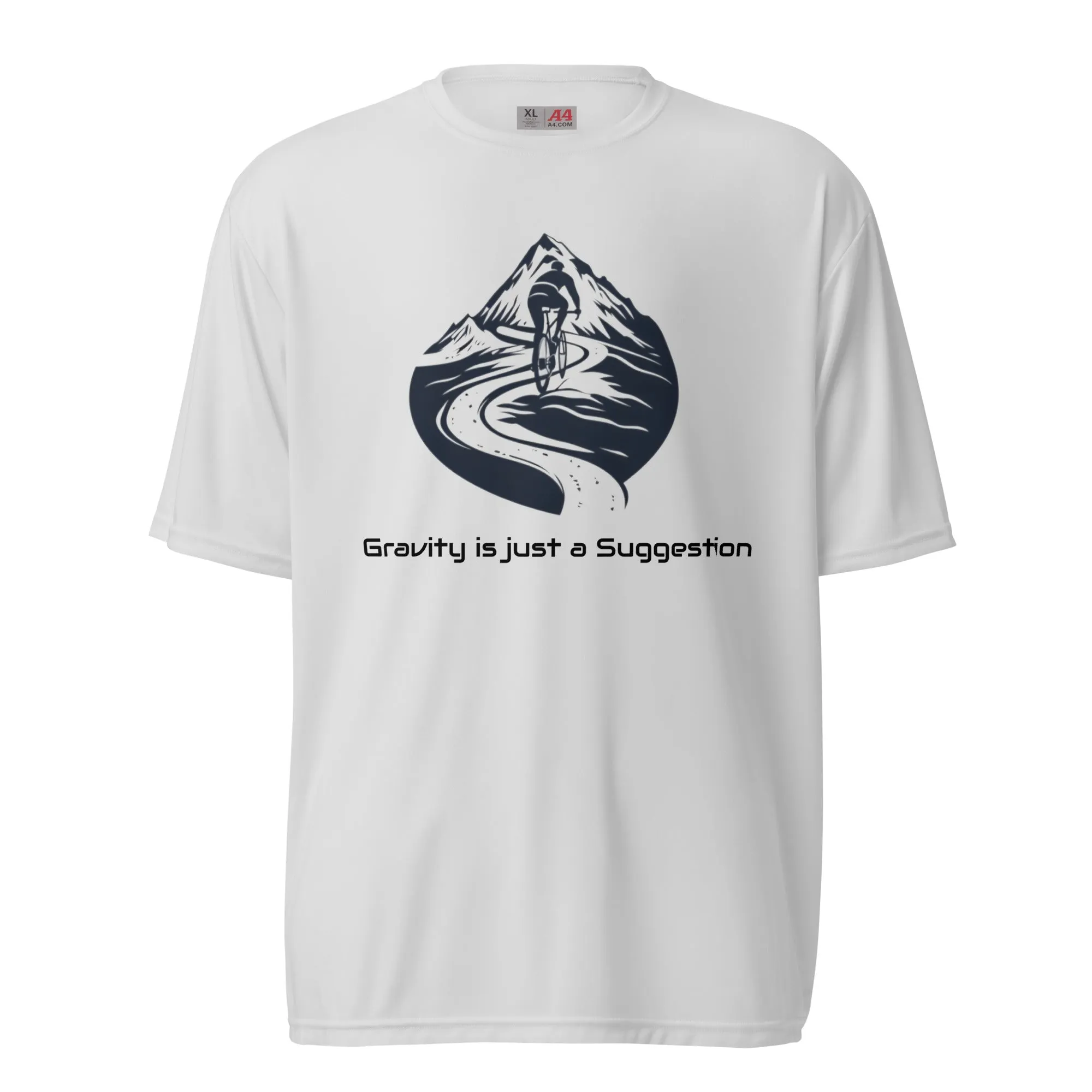 Cycling Gravity Unisex Performance Tee