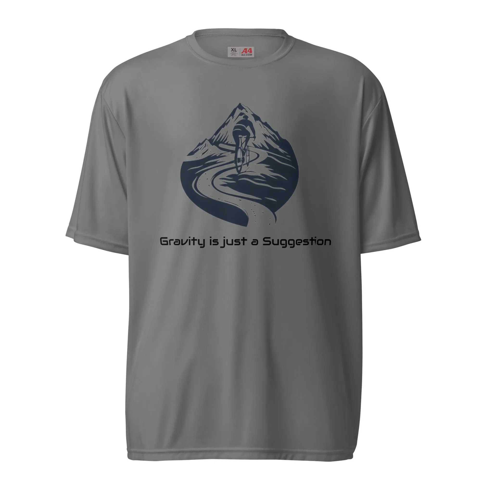 Cycling Gravity Unisex Performance Tee