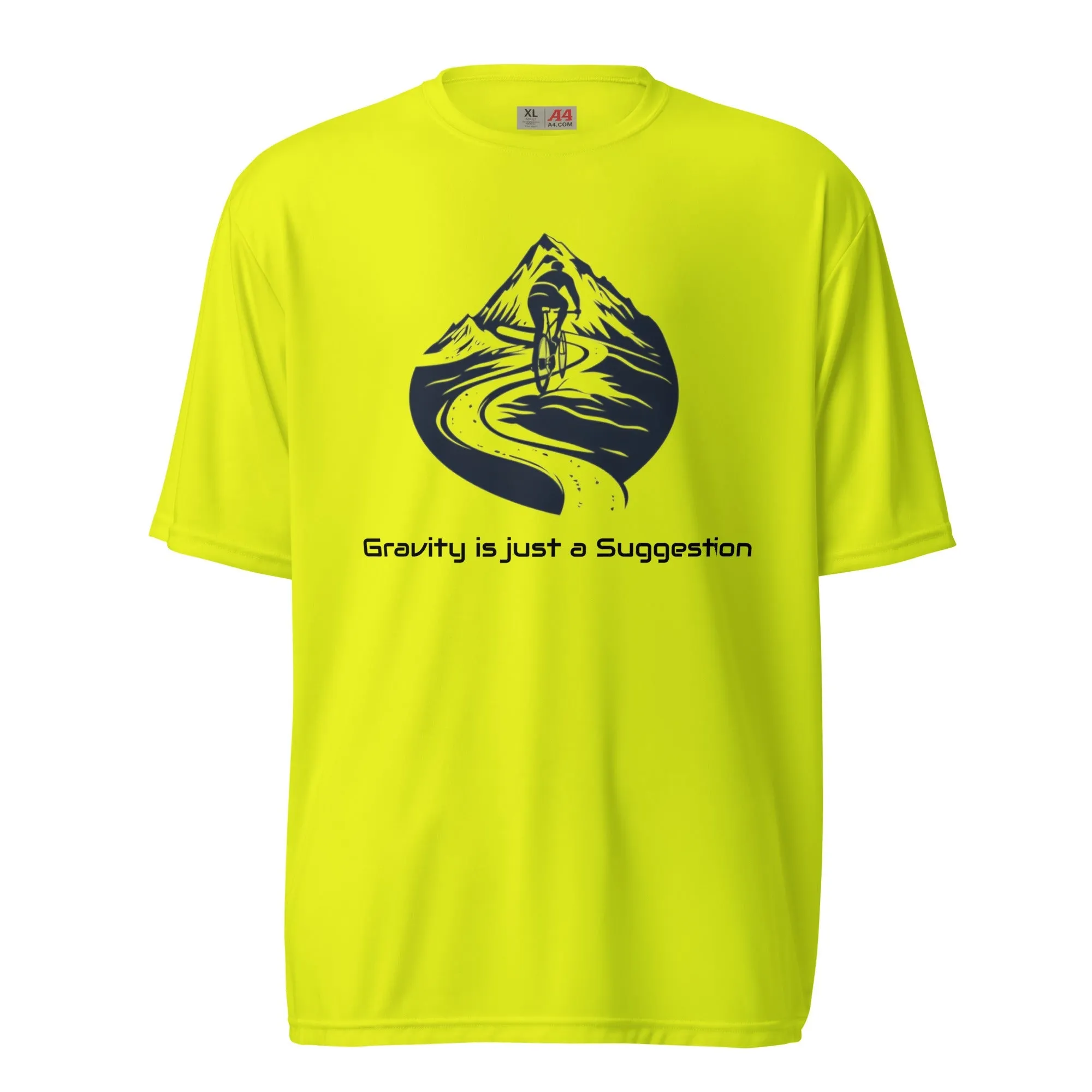 Cycling Gravity Unisex Performance Tee