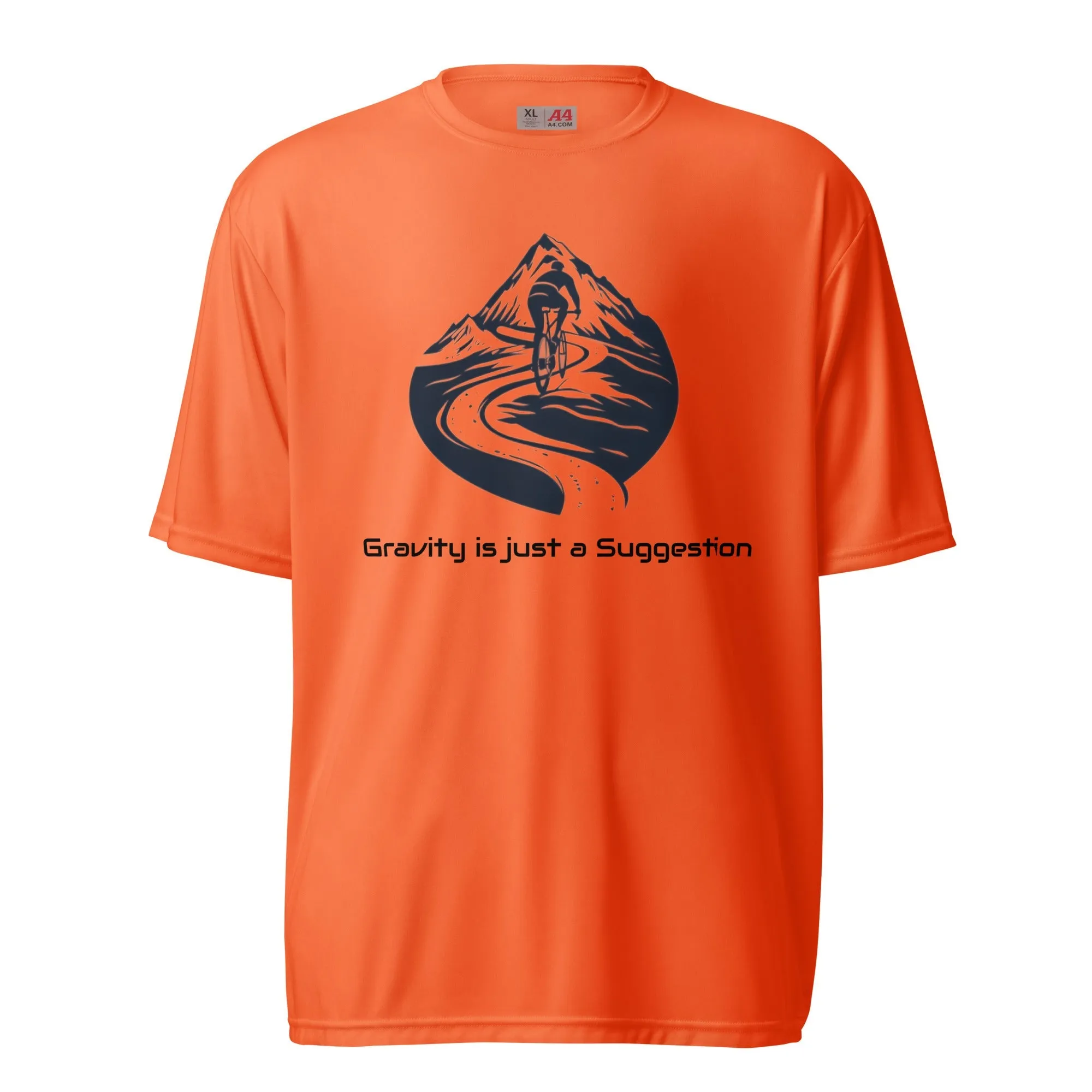 Cycling Gravity Unisex Performance Tee