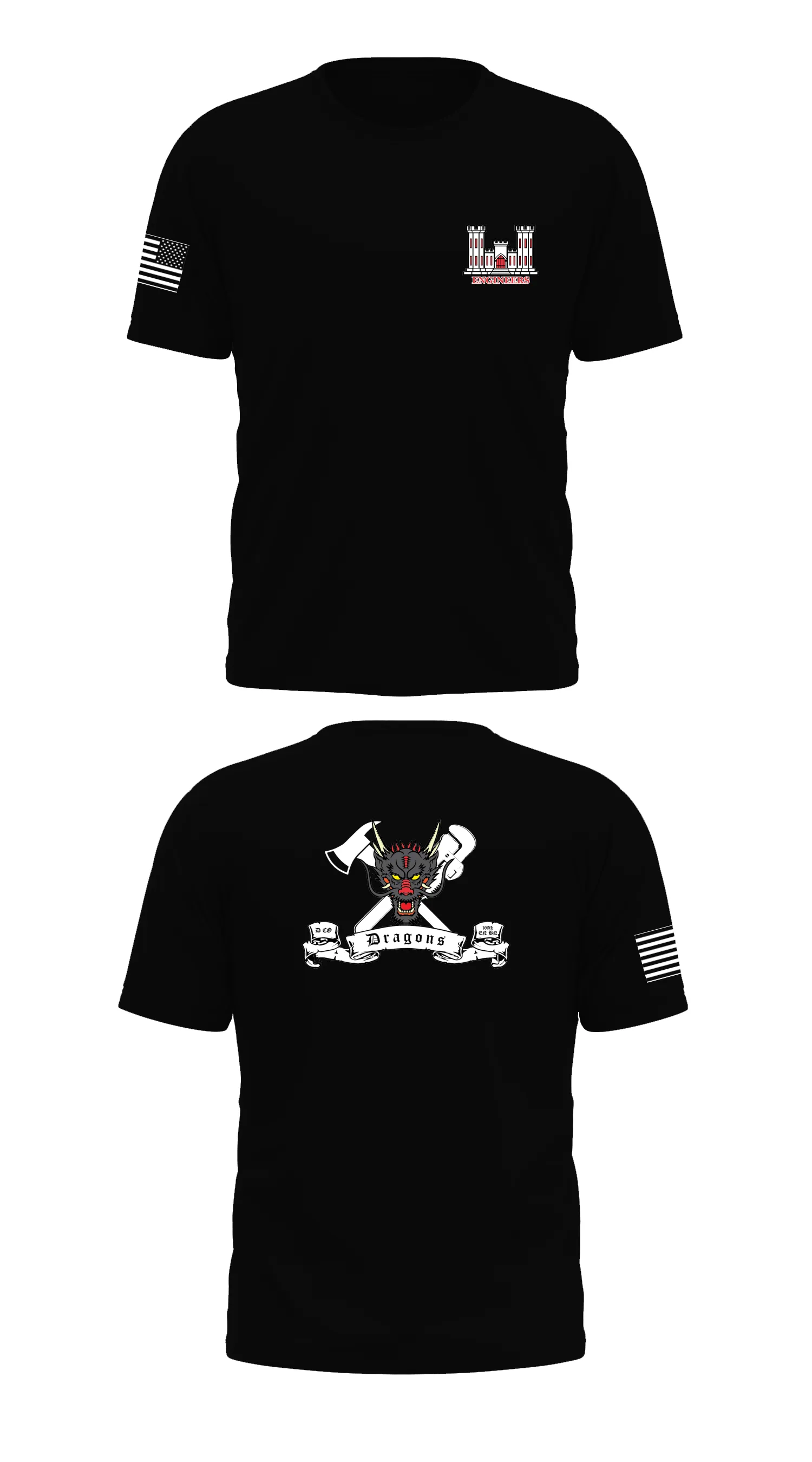 D Co 169th EN BN Store 1 Core Men's SS Performance Tee - 76597170905