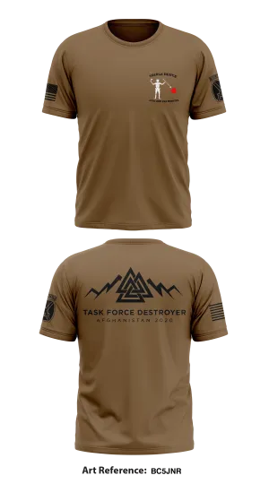 D CO, 2-22 IN, 1 BCT, 10th MTN Store 1 Core Men's SS Performance Tee - BC5JnR