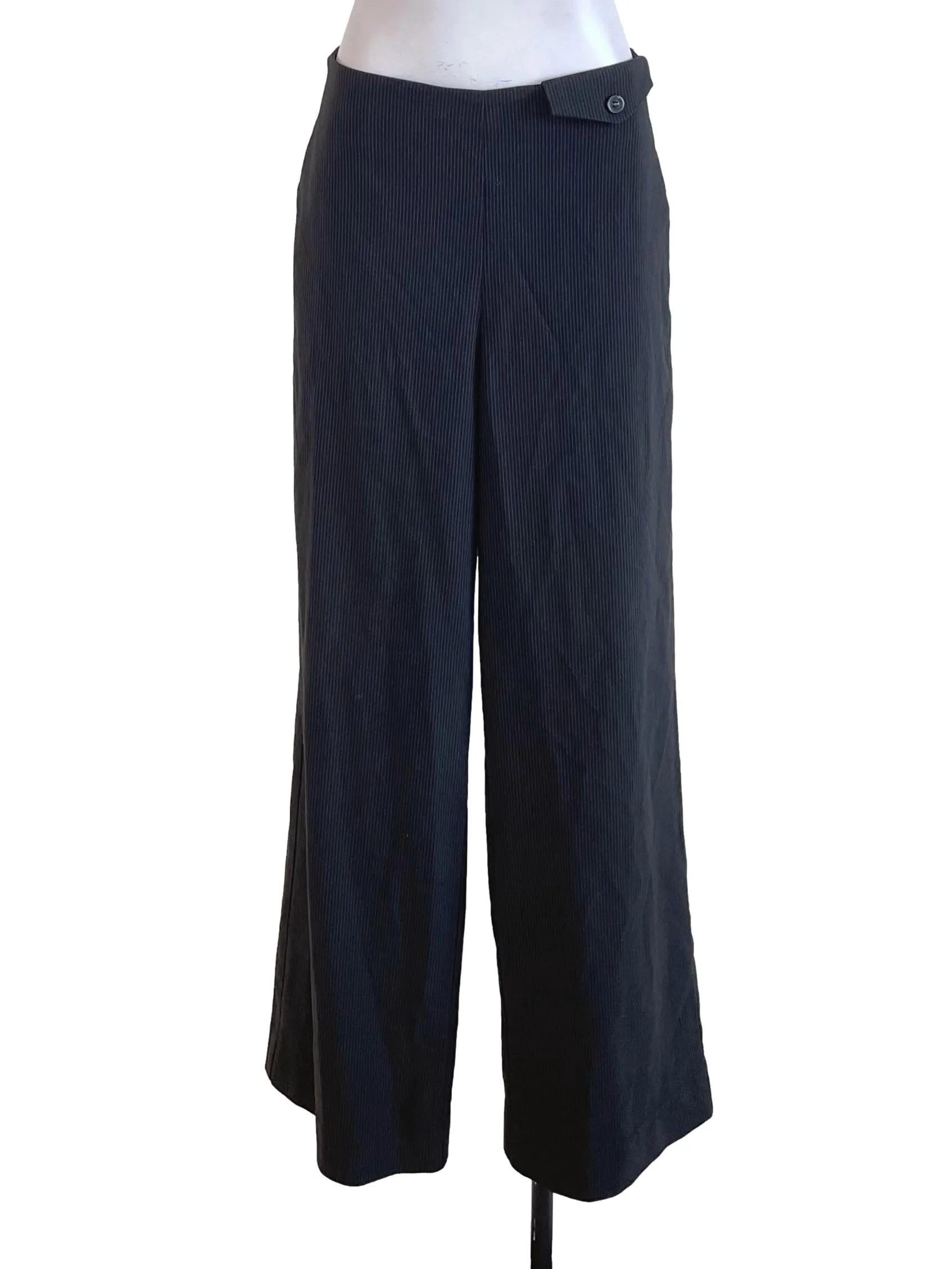 Dark Grey Pencil Stripe Pants
