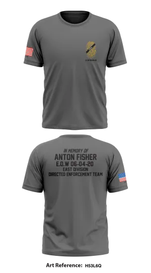 DIRECTED ENFORCEMENT TEAM EAST DIVISION Store 1 Core Men's SS Performance Tee - h53L6Q