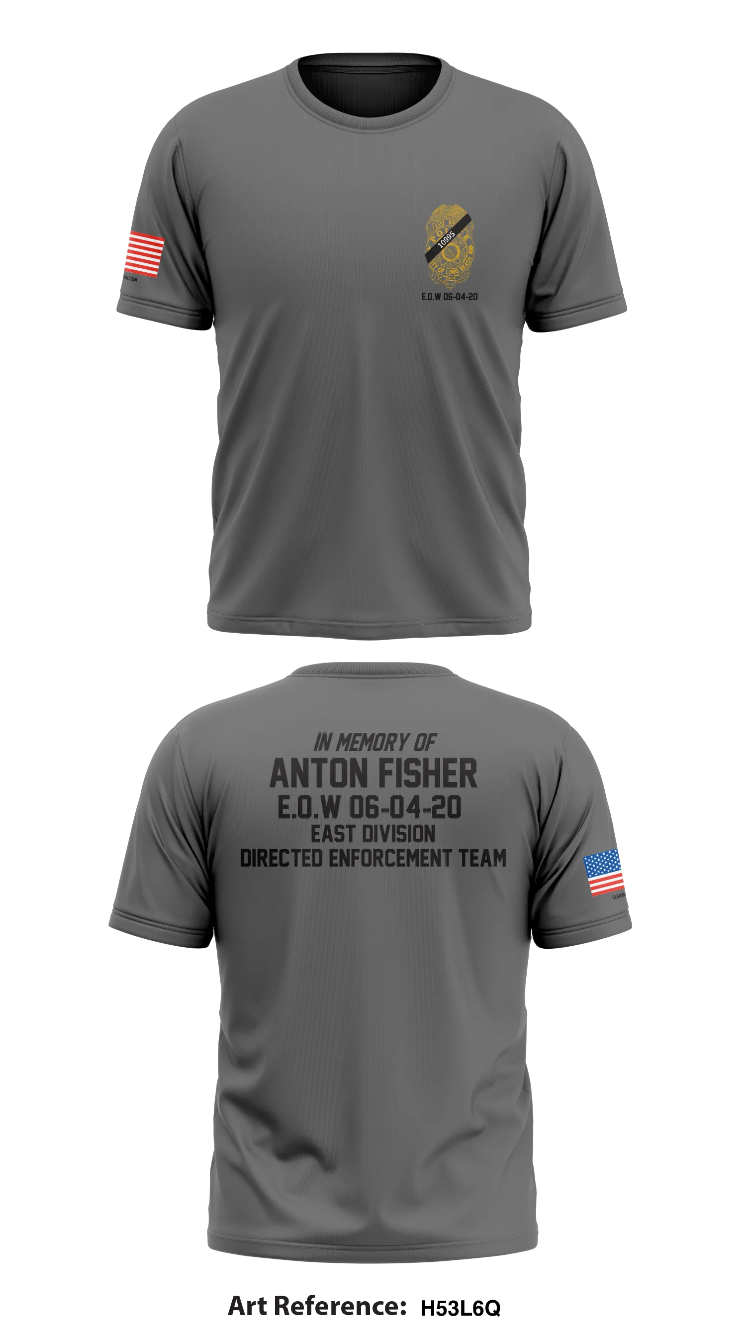 DIRECTED ENFORCEMENT TEAM EAST DIVISION Store 1 Core Men's SS Performance Tee - h53L6Q