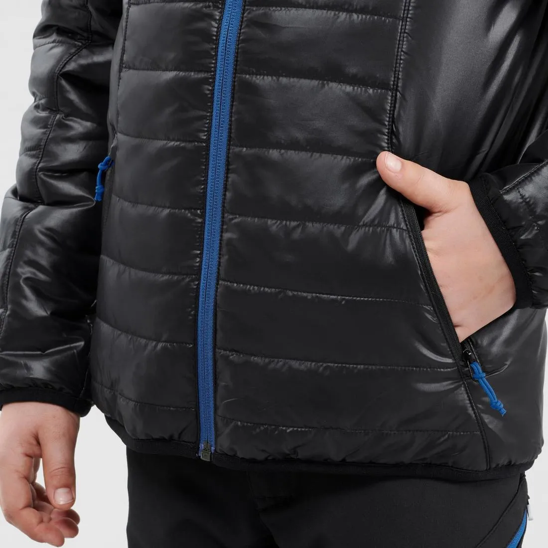 Doudoune de randonnee - mh 500 bleu - enfant 7-15 ans