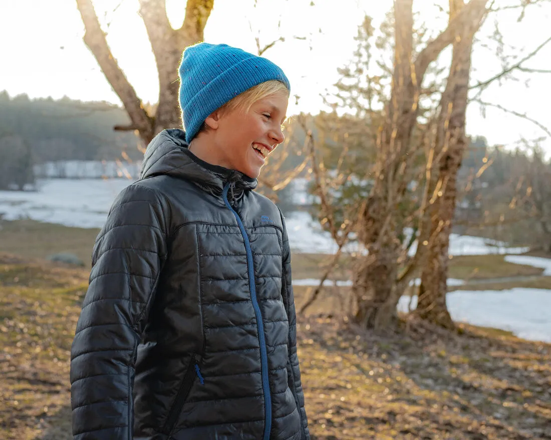 Doudoune de randonnee - mh 500 bleu - enfant 7-15 ans