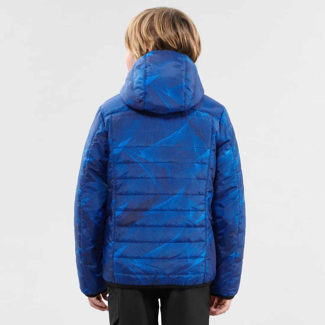 Doudoune de randonnee - mh 500 bleu - enfant 7-15 ans