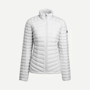 Doudoune en duvet de trek montagne - mt100 -5 °c - femme