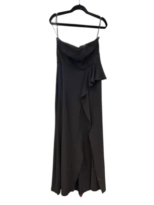 dress the population Crepe strapless gown black Large