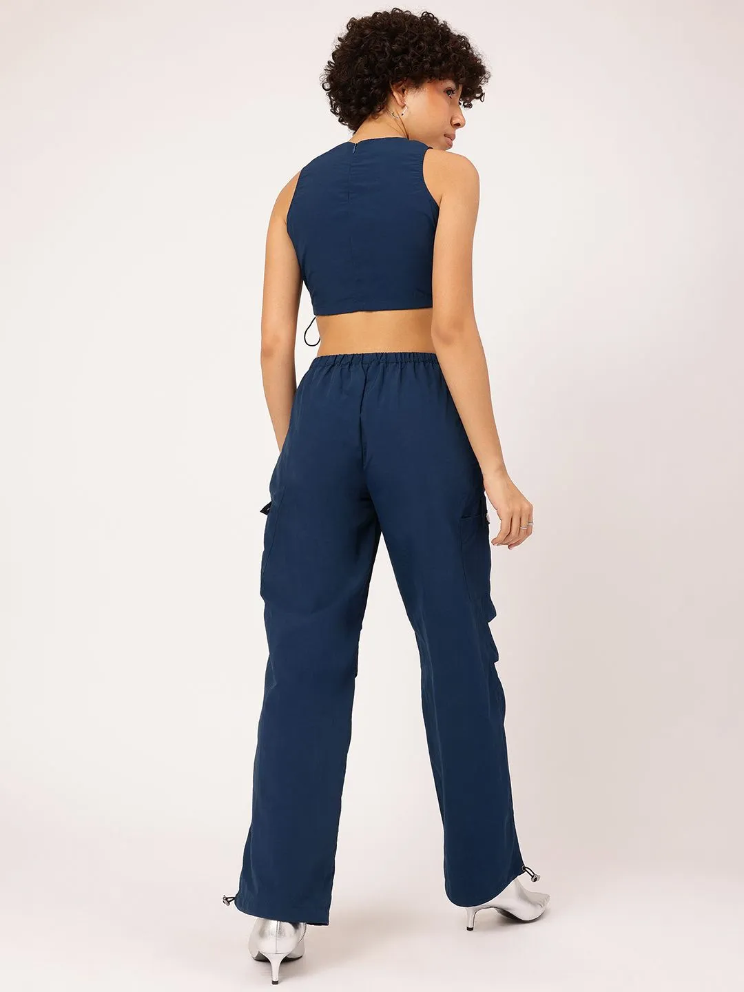 DressBerry Chic & Stylish Athleisure Sleeveless Crop Co-Ord