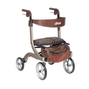 EA/1 Nitro DLX Euro Style Rollator Rolling Walker, Champagne