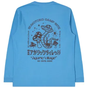 Edwin Agaric Village T-Shirt Parisian Blue
