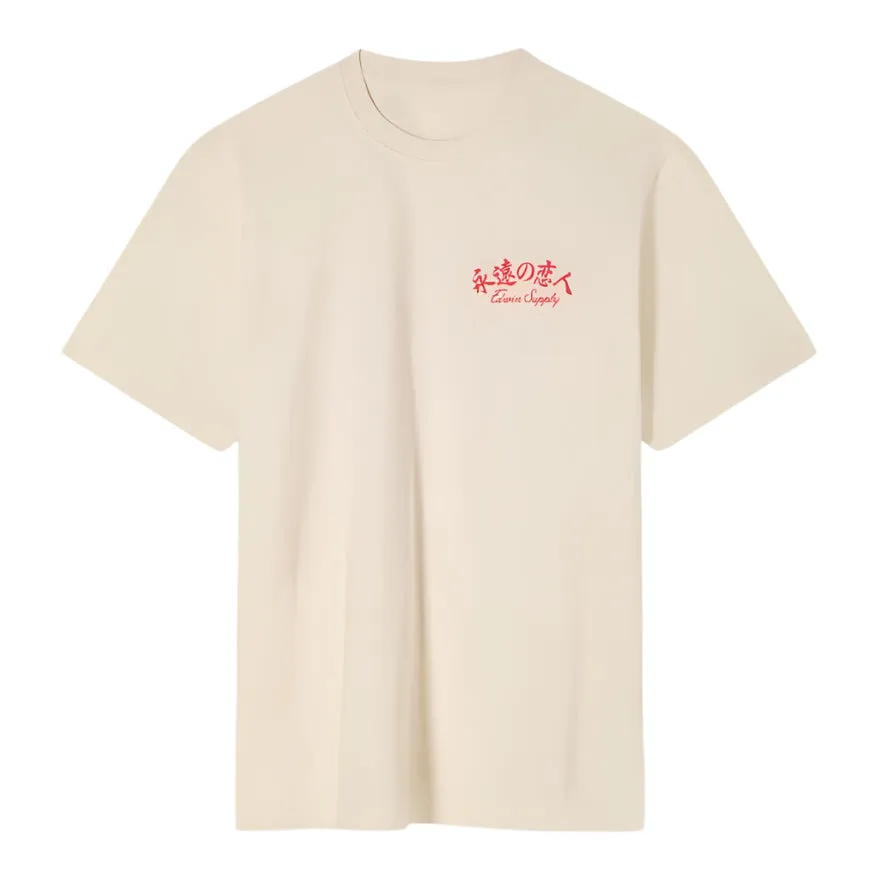 Edwin Forever Lover T-Shirt Whisper White