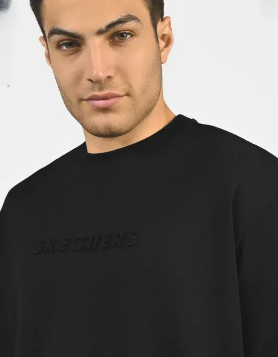 EMBOSSED LOGO T-SHIRT (TS0144ID-BCBL)
