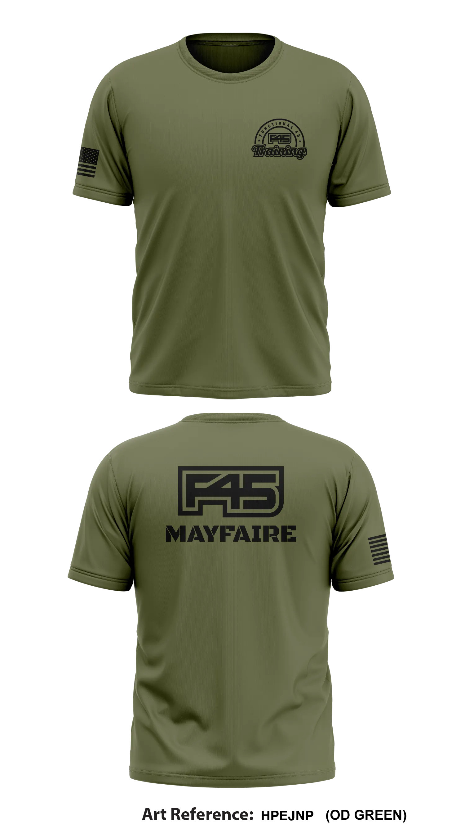 F45 Training Mayfaire Store 1 Core Men's SS Performance Tee - HpejNp