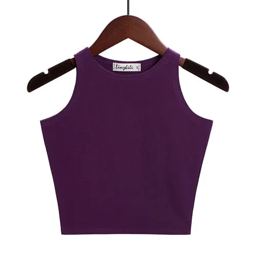 Fashion Crop Top Sexy Sleeveless Bustier for Women