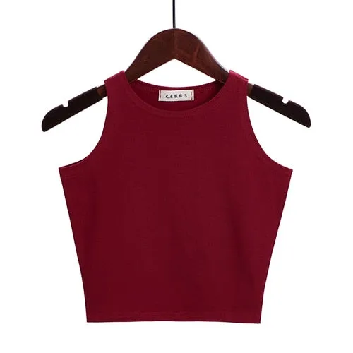 Fashion Crop Top Sexy Sleeveless Bustier for Women