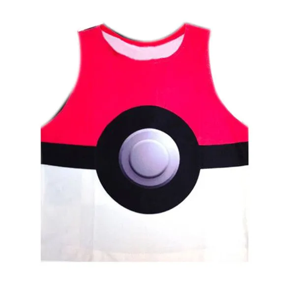 Fashion Women Cartoon Short Halter Top Tank Top Sleeveless Bustier Crop Tops T-Shirt Shirts