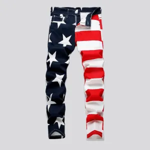 Fashionable stretchable banded jeans for men