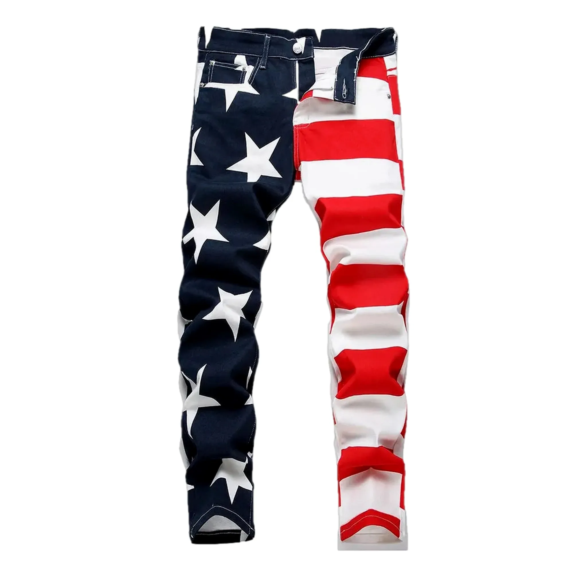 Fashionable stretchable banded jeans for men