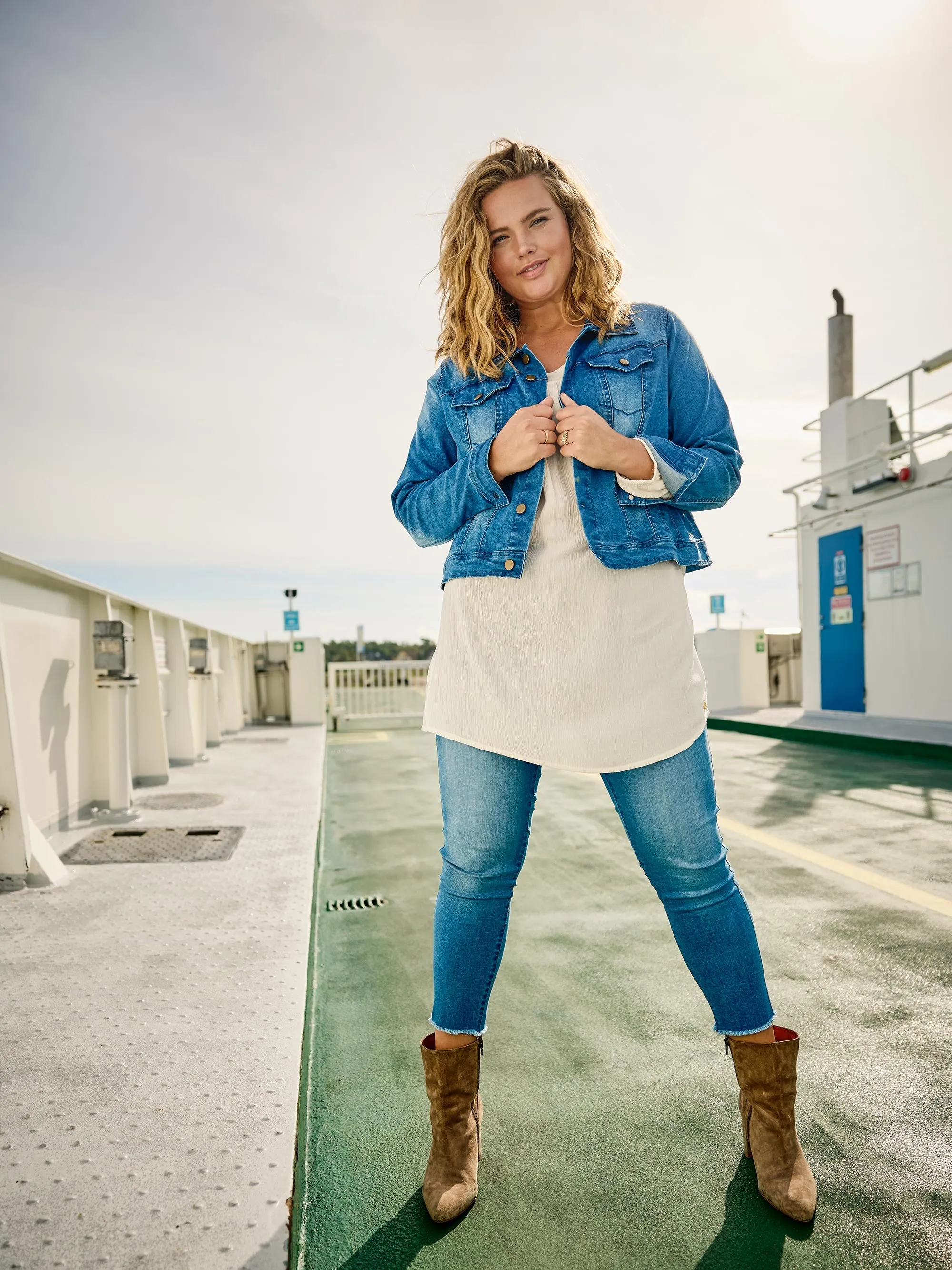 FIA LESLIE JEANS - Denim blue