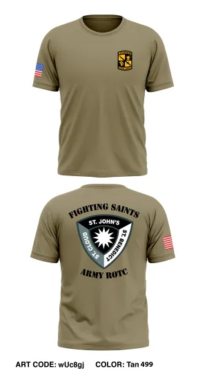 Fighting Saints Battalion Army ROTC  Store 1 Core Men's SS Performance Tee - wUc8gj