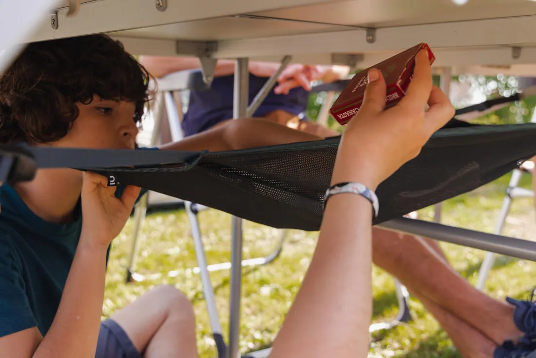 FILET DE RANGEMENT POUR TABLE DE CAMPING