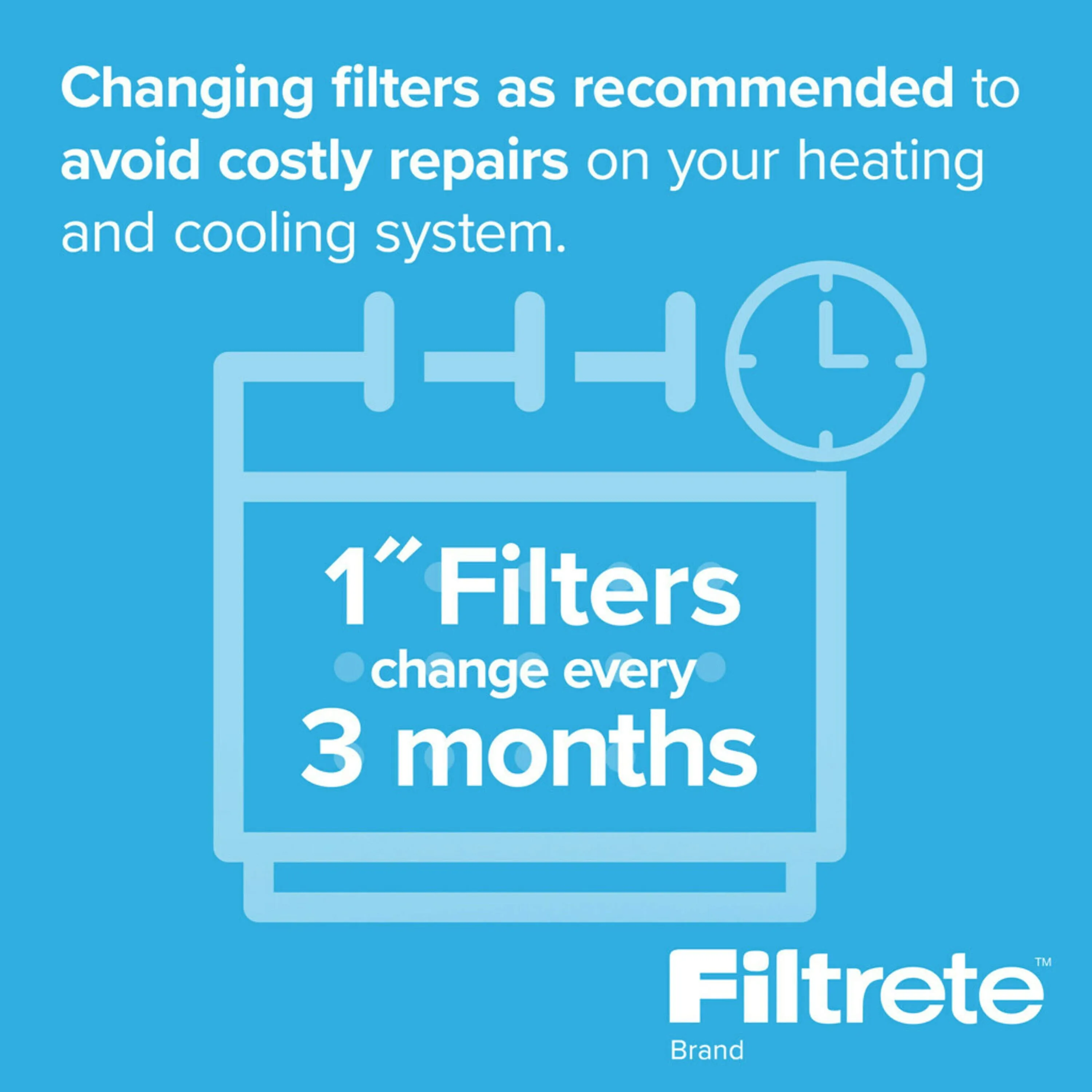 Filtrete 20x20x1, MERV 5 Dust Reduction HVAC Furnace Air Filter 300 MPR 1 Filter