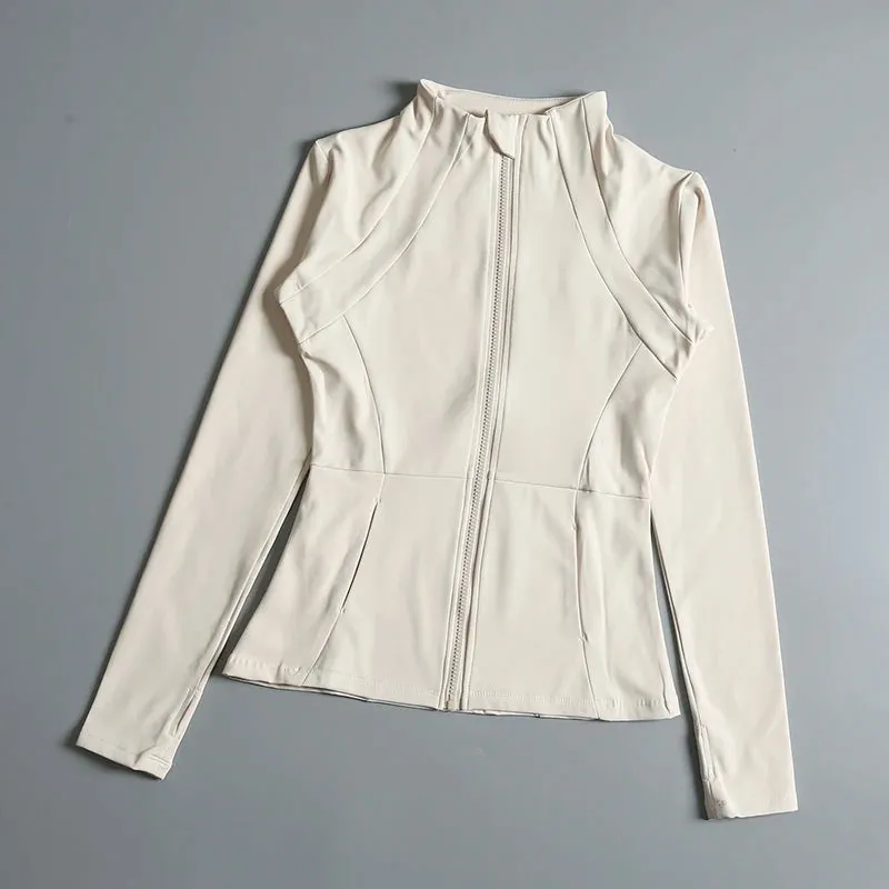 FlexFit Women's High Elastic Yoga Coat