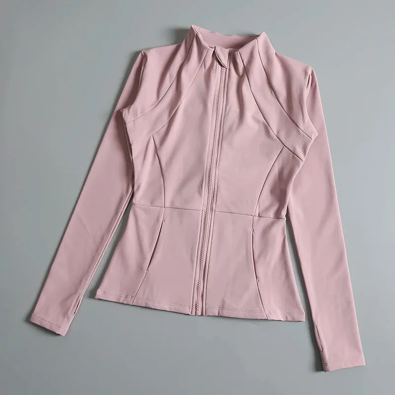 FlexFit Women's High Elastic Yoga Coat