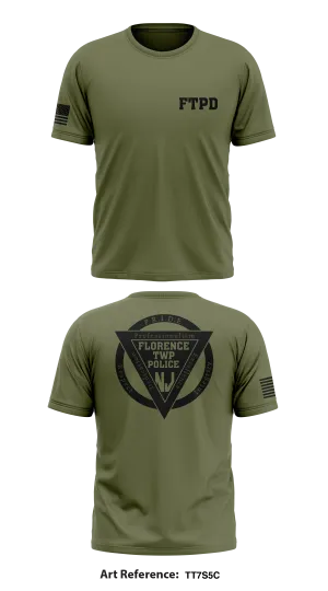 Florence Twp Police Dept Store 1 Core Men's SS Performance Tee - tt7S5c
