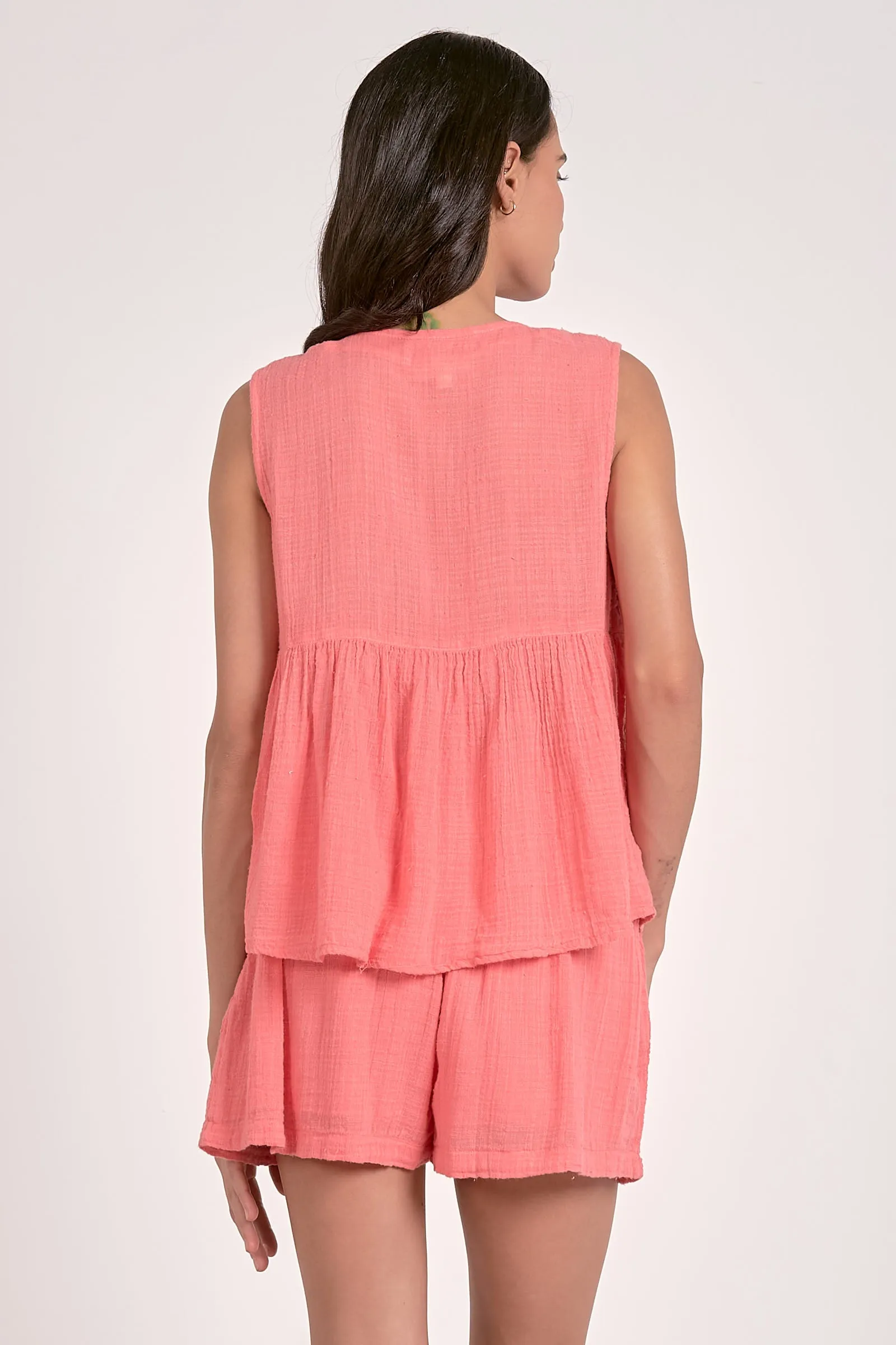 FLYAWAY SLEEVELESS TOP