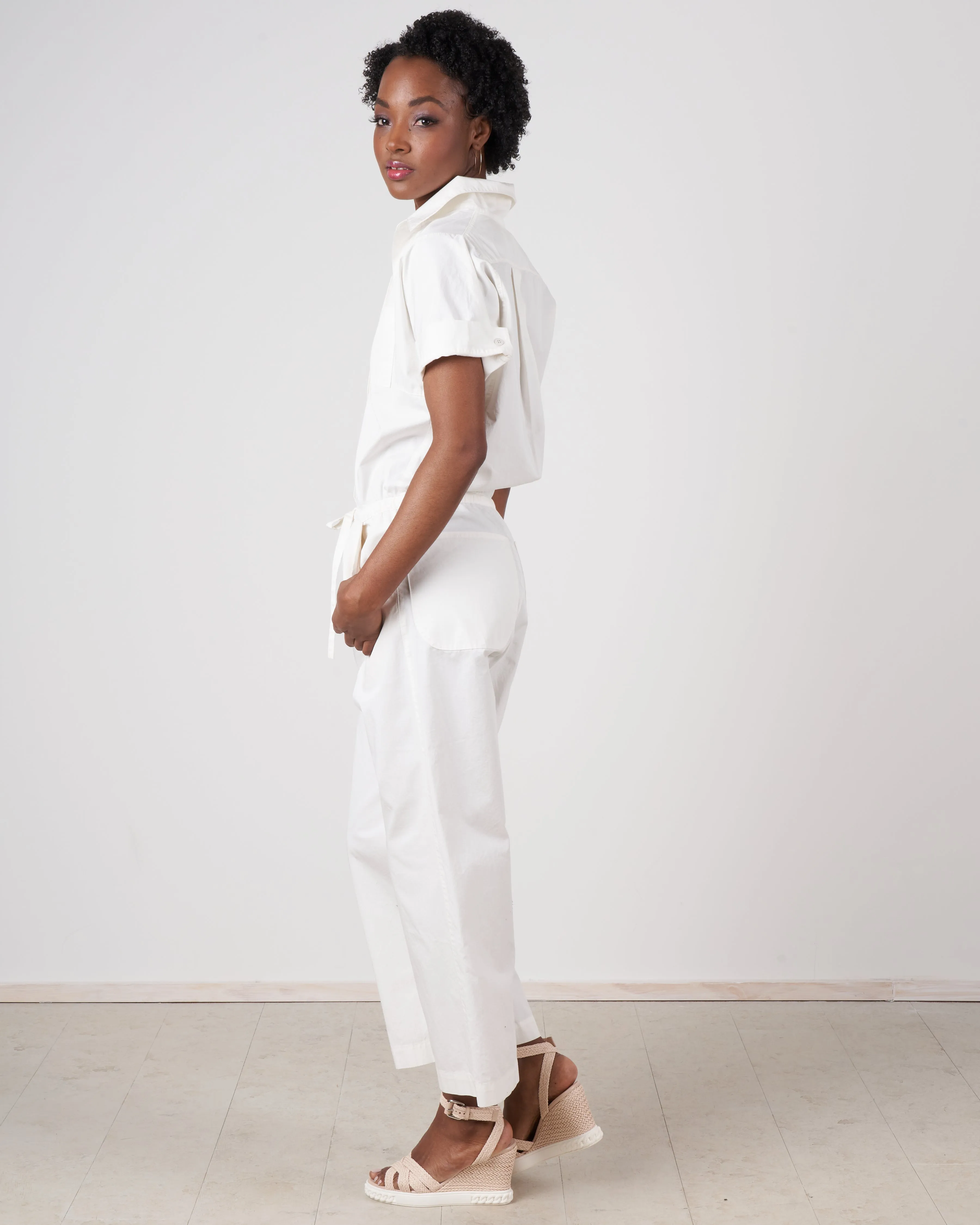 forever overall - ebra white