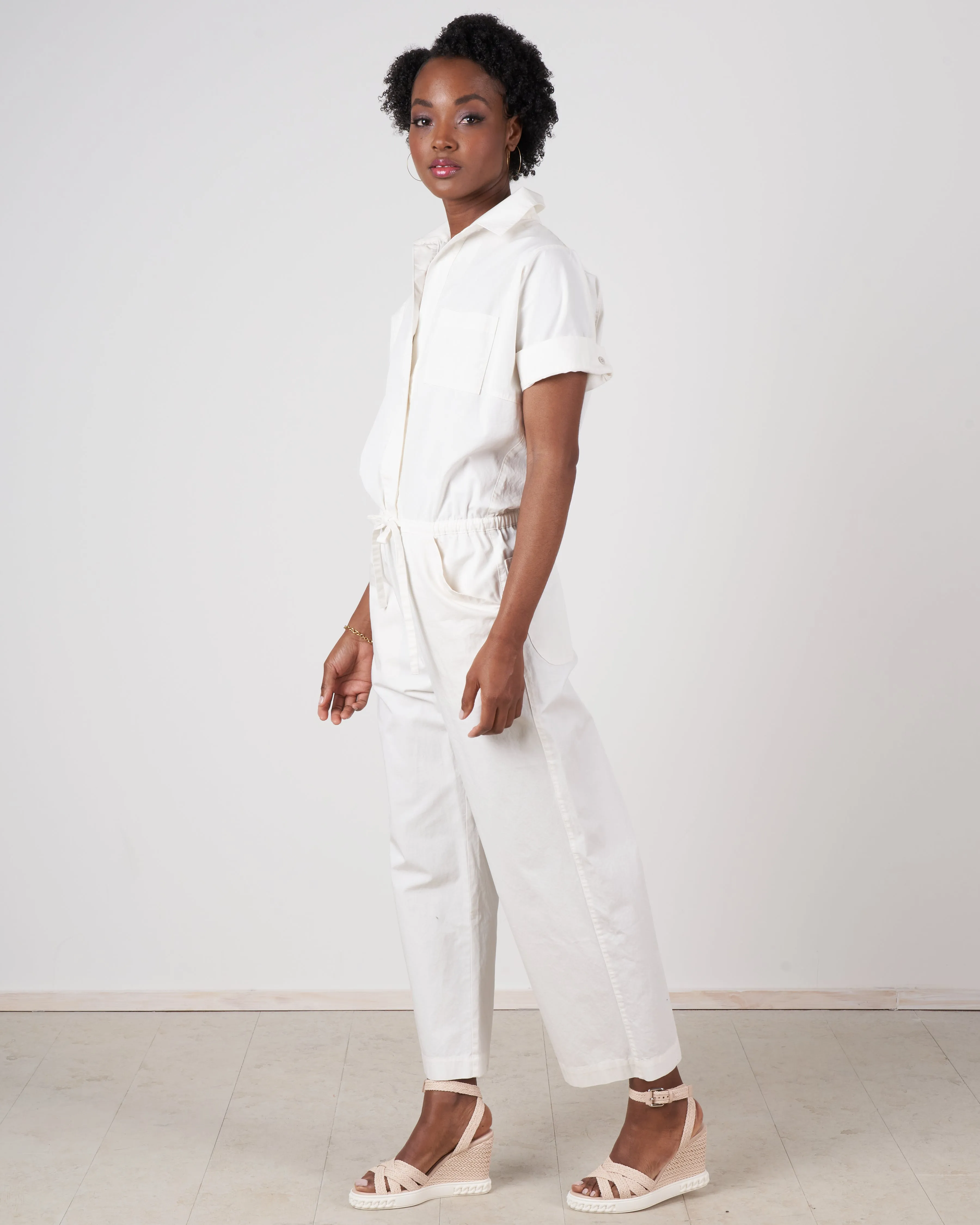 forever overall - ebra white