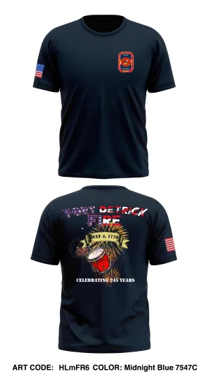 Fort Detrick Fire Department  Store 1 Core Men's SS Performance Tee - HLmFR6