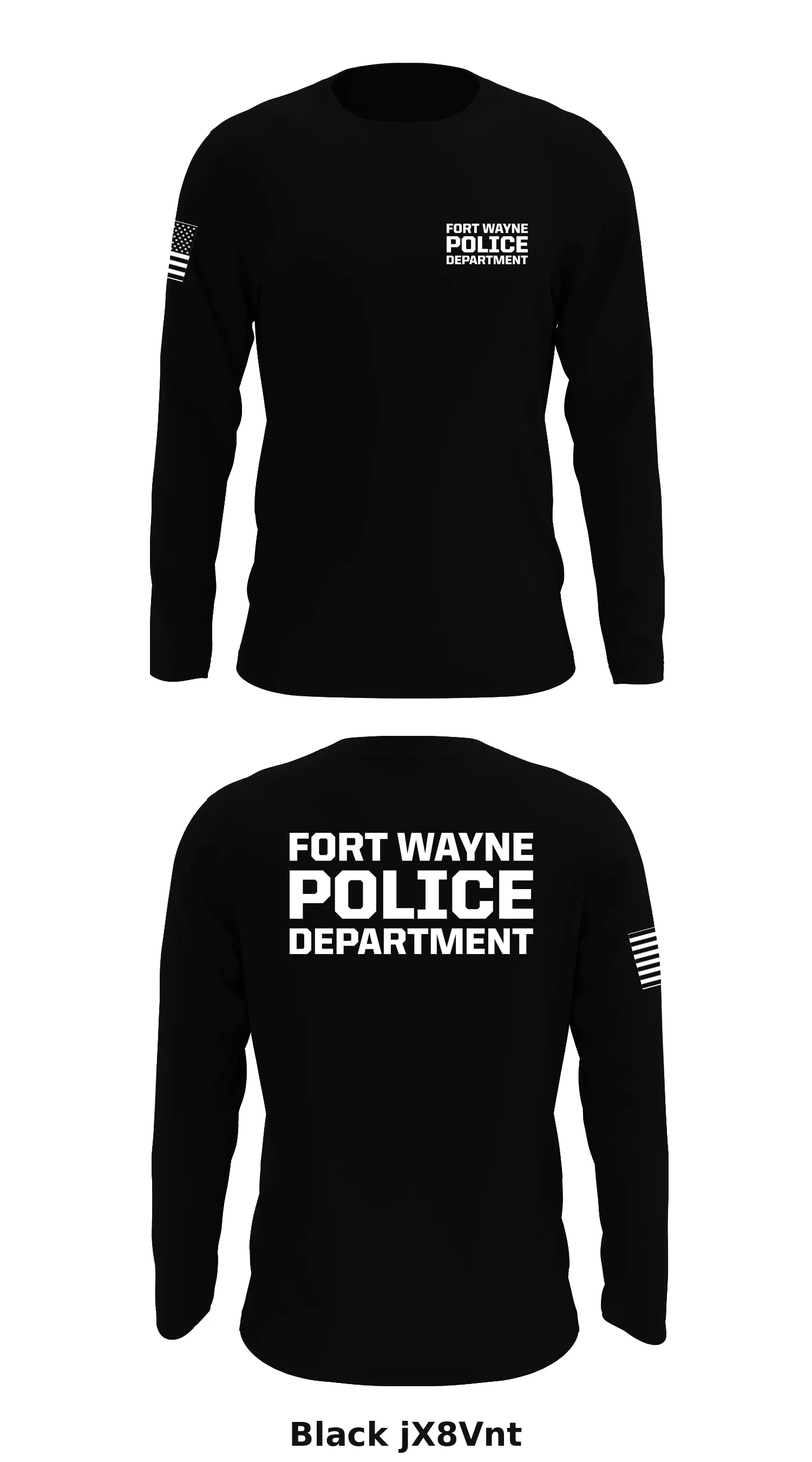Fort Wayne Police Department  Store 1 Core Men's LS Performance Tee - jX8Vnt