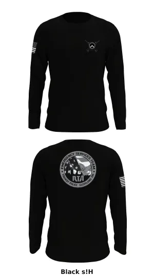 GCRTA Emergency Service Team (EST) Store 1 Core Men's LS Performance Tee - s!H