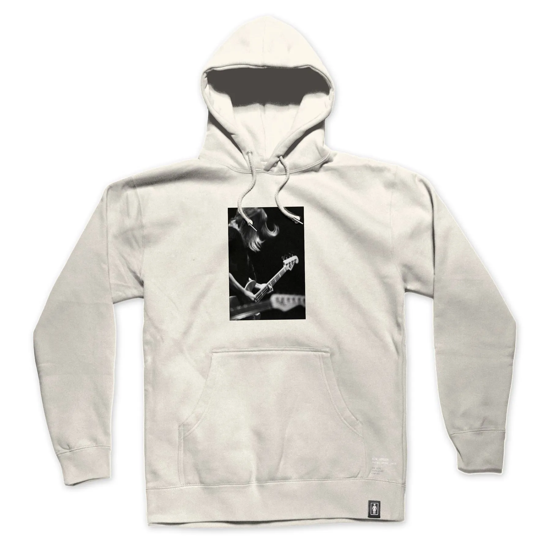 Girl Shot by Spike Kim Gordon Hoodie White