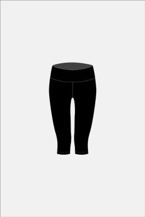 Girls 3/4 Length Tights - No Logo